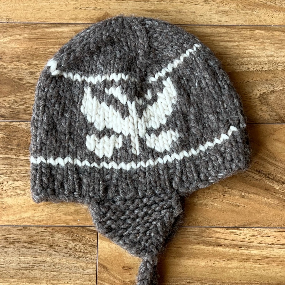 Cowichan  Handmade  pure virgin Wool Hat Toque cottage core